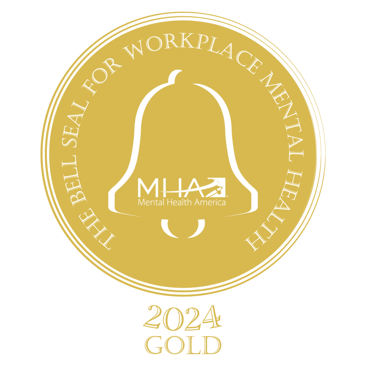 image of MHA Gold Bell Seal award